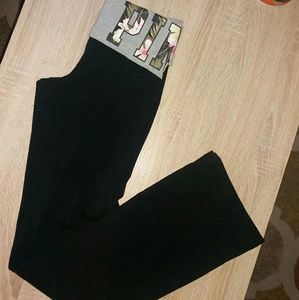 Yoga fold over Pants